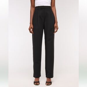 Abercrombie Curve Love Tailored Straight Leg. Size 29/8R. Black